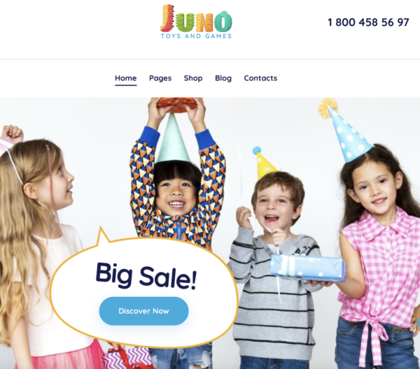 Toys & Games E-Commerce Website